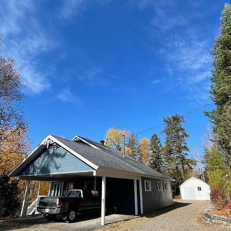 Le Chalet Bleu, Aux Pieds Des Monts-Valin Saint-David-de-Falardeau エクステリア 写真