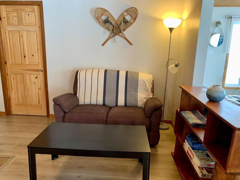 Le Chalet Bleu, Aux Pieds Des Monts-Valin Saint-David-de-Falardeau エクステリア 写真